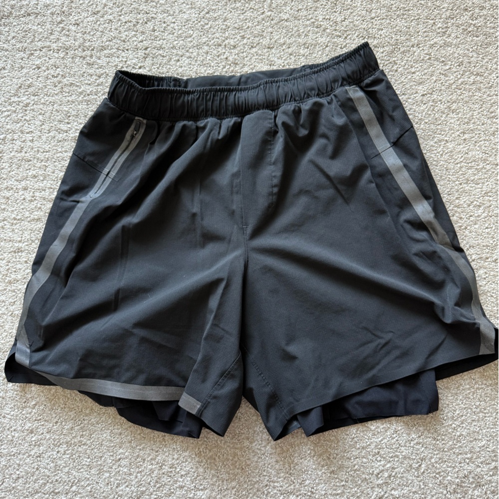 MEN’s lululemon LINED shorts 7”